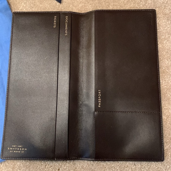 NWOT Smythson Leather Travel Wallets - Picture 5 of 6